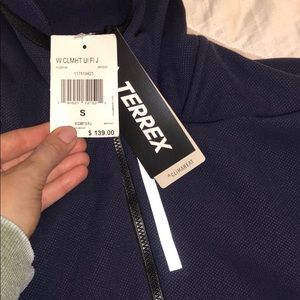 Adidas terrex climaheat sweatshirt- navy/black